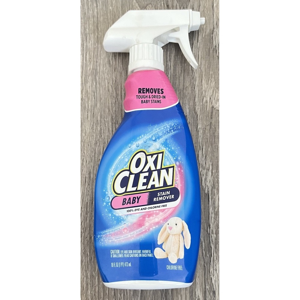 OxiClean Baby Stain Remover Spray 22 Fl. Oz Chlorine‎ Dye Free HTF Discontinued